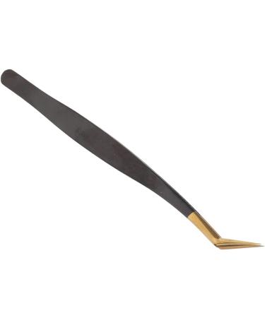 Luxury Gold Stainless Steel Eyelash Extension Tweezers - Precision Volume Tweezers for False Lashes - Buy Online on GoSupps.com