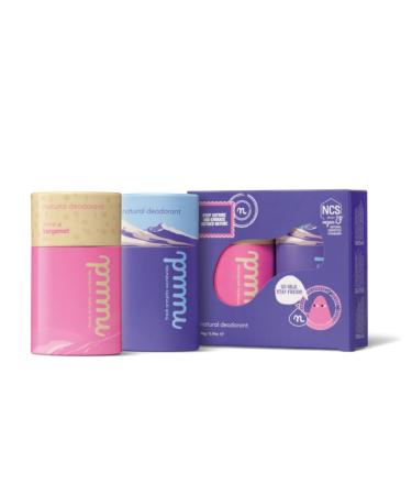 NUUD Adventure Pack - D odorant cr me naturelle v g talienne stick contre la transpiration - Sans aluminium alcool et produits chimiques - Jusqu' 40 semaines - 80 ml 80 ml (Lot de 1)
