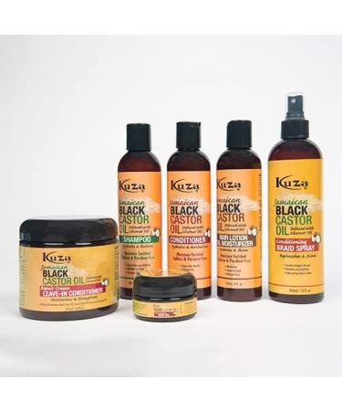 Buy Kuza Jamaican Black Castor Oil Anti-Breakage Edge Gel 2oz - Strengthen Hair Control Frizz International Shipping Available - Buy Online on GoSupps.com