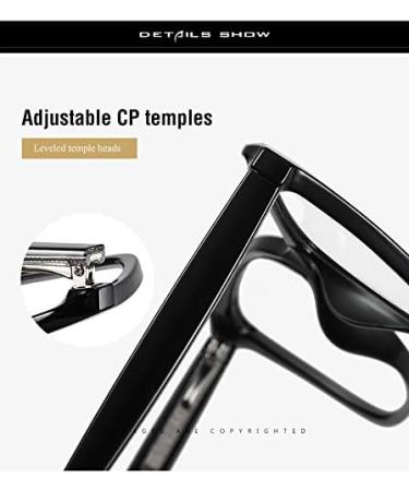 SERONI Cat Eye Blue Light Blocking Glasses for Women & Men - Tr90 Frame Anti-UV Clear Pink - 55mm - Buy Online on GoSupps.com