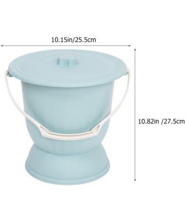 Cabilock Nach Pot with Lid - Portable Unisex Toilet for Kids & Adults | Travel & Home Use | 27.5 x 25.8 cm - Buy Online on GoSupps.com