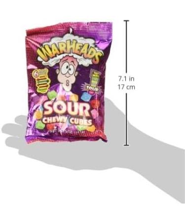 Warheads Sour Chewy Cubes 5oz Bag - Buy Online on GoSupps.com