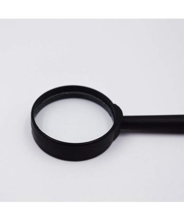 U-M Magnifying Glass 10x Handheld Reusable Plastic Magnifier for Learning Reading Books Newspaper and Fault Finding 10*40MM - Buy Online on GoSupps.com