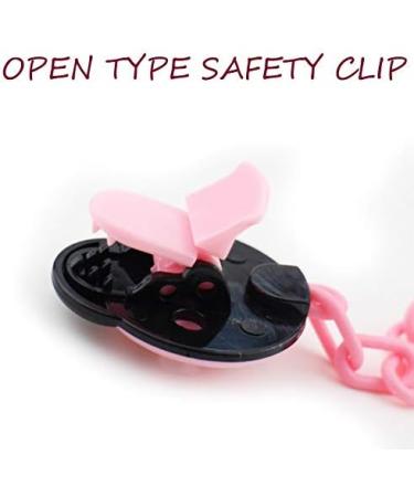 Greattangle-u Silicone Baby Pacifier & Bite Ring - Safe Funny Feeding with Anti-Drop Chain - Pink | International Shipping - Buy Online on GoSupps.com