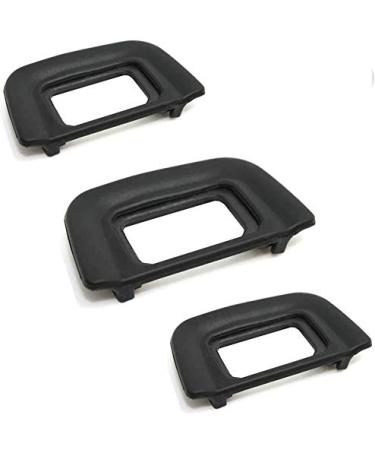 D60 D5100 DK-20 Eyepiece Eyecup Viewfinder Protector Compatible for Nikon D5600 D5200 D5100 D5000 D3100 D70 D70S D60 D50 D40 D750 Camera, ULBTER Viewfinder Eye Cup blinkers -(3-Pack)
