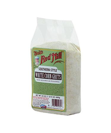 Bob's Red Mill White Corn Grits / Polenta 24 Oz - Pack of 4 | Premium Quality Corn Grits - Buy Online on GoSupps.com