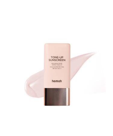 heimish Bulgarian Rose Tone-up Sunscreen SPF50+ PA+++ 1.01 fl.oz / 30ml | All-In-One Make up sunscreen | UV Protection  Primer  Tone up  moisture Facial cream  Korean Beauty