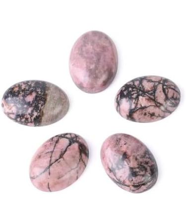 Rhodonite Stone of Well-Being - Flat 4x3 cm | Healing Crystals for International Shipping - Buy Online on GoSupps.com