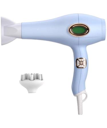 JYYBN Hair Dryer Professional Ionic Hairdryer 2200W Salon Fast Blow Dryers LED Display 3 Heat 2 Speed Settings and Cool Shot Button Low Noise DC Motor with Diffusers and Nozzle for Home and Salon