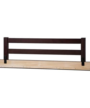Wooden Safety Bed Side Guard Rail for Toddler  Kids and Childrens Beds (Espresso) - Buy Online on GoSupps.com