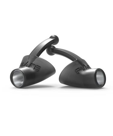 Flare Calmer Pro Mini - Ear Plugs Alternative - Reduce Annoying Noises Without Blocking Sound - Premium version - Soft Reusable Silicone With Aluminum Core - Black Ice