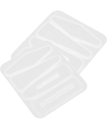 STOBOK 10 Pcs Hairpin Silicone Mold Resin Tray Molds Keychain Resin Mold Crystal Template Girl - Buy Online on GoSupps.com