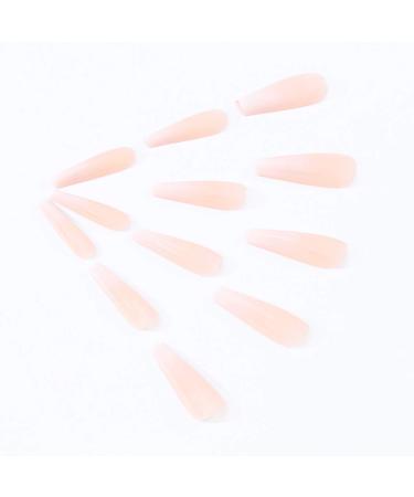 Brishow Coffin Artificial Press On Nails - Long Gradient Ballerina Acrylic - 24 Pieces for Women & Girls - Buy Online on GoSupps.com
