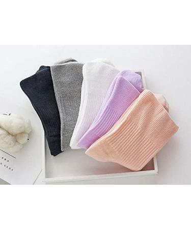 BIHIKI Women's Diabetic Socks - Non-Binding Seamless Toe, 5 Pairs Multi-colored - Buy Online on GoSupps.com
