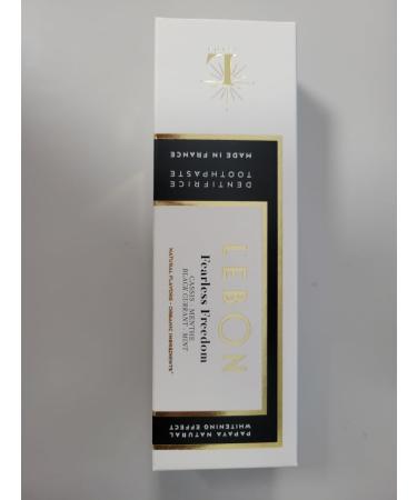 Lebon Fearless Freedom Organic Toothpaste - Black Currant & Mint - 75ml | International Shipping Available - Buy Online on GoSupps.com