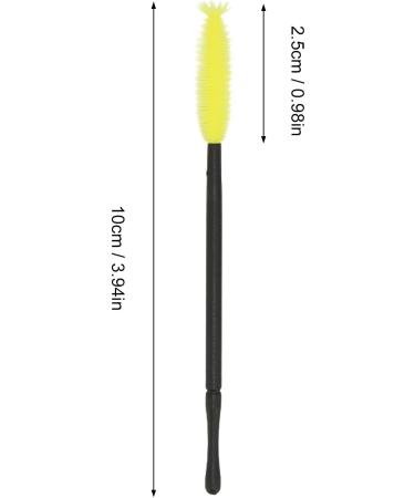 Mascara Wands Disposable Eyelashes Brush Natural Makeup Silicone Lightweight Sturdy Convenient Use for Women for Beauty Salon - Buy Online on GoSupps.com