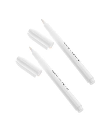 MAGICLULU 2pcs Baking Pigment Pen Chocolate Pen Pigment Markers Food Coloring Markers Cake Pens White Plastic