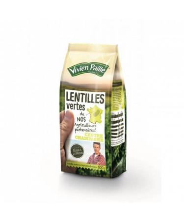 g neric Pack of 4 green lentils from our farmers 500g | Vivien Paille