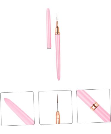 Beaupretty Kit De Manicura Nail art drawing pen Nail art nail art pen brush nail art polish nail liner brush Nail for acrylic application 3d copper rhinestones Polishing agent 17.9x1cm Pink 1 - Buy Online on GoSupps.com