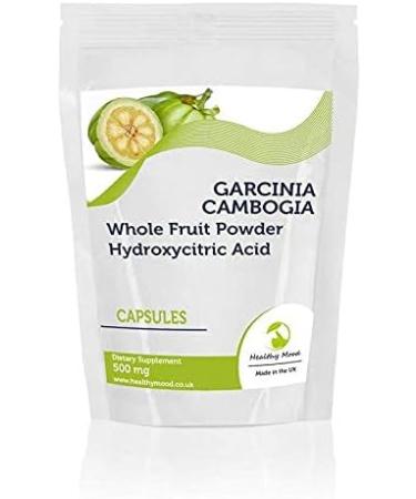 Garcinia Cambogia Whole Fruit Powder 500mg 60 Capsules - LetterBox Friendly UK Fast Delivery -Hydroxycitric Acid HCA Malabar Tamarind - Buy Online on GoSupps.com