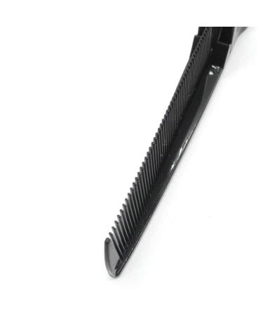 PUTYSUUN Folding Travel Comb Brush Combo - Portable Fine Tooth Comb and Wide Tooth Brush for Men, Women, Kids - Beard and Mustache Grooming - Antistatic Black - Buy Online on GoSupps.com
