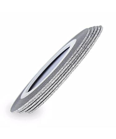 20 Rolls Laser Gold Silver Glitter Nail Art Striping Tape Lines Width 2mm-Striping Tape for Nail Art-Nail Striping Tape Foil-Nail Striping Tape Thick-Nail Striping Tape with Dispenser-Self-Adhesive DIY Nail Art Tape