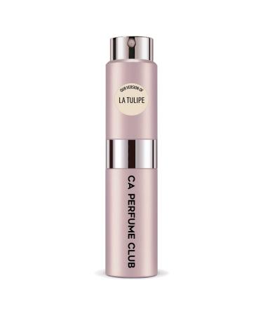 CA Perfume Impression of La Tulipe For Women Replica Version Fragrance Dupes Concentrated Long Lasting Eau de Parfum Spray Refillable Atomizer Bottle 0.27 Fl Oz/8ml-X1
