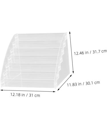 Organisateur Vernis Ongles Acrylique Couches Support Cosm tique Transparent pour Rangement Maquillage et Vernis Ongles Adapt Maison et Salon - Buy Online on GoSupps.com