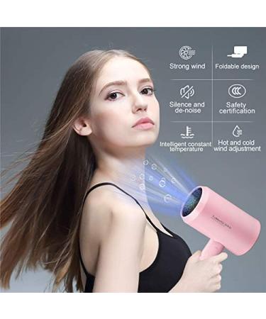 1200W Mini Foldable Hair Dryer Negative Ionic Powerful Wind Cold/Hot Blow Dryer Powerful Hairdryer For Salon Hairdressing 50 - Buy Online on GoSupps.com
