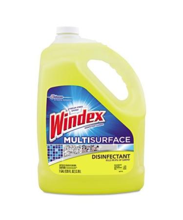 Windex Glass and Surface Pre-Moistened Wipes, Original, 38 Count (Pack of 6)