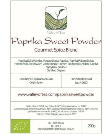 Paprika Sweet Powder Smoked - Pimenton Paprika 200g - Buy Online on GoSupps.com