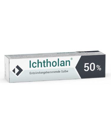 Ichtholan for use on the skin 50% anti -inflammatory antibacterial tensile ointment in purulent skin infections such as abscesses and furs gels balm 15 g 15 g (1 Pack)
