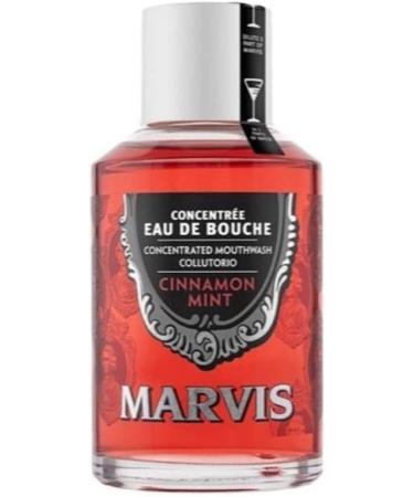 Buy Marvis Cinnamon Mint Mouthwash Concentrate 120ml - Refreshing Aroma & Long-Lasting Freshness - International Shipping Available - Buy Online on GoSupps.com