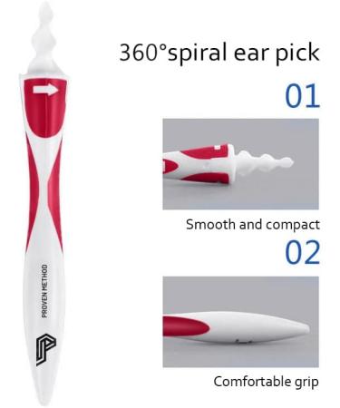 Q Grips Earwax Remover - Safe & Reusable Spiral Ear Cleaning Kit - 15 Pcs for Adults & Kids - Buy Online on GoSupps.com