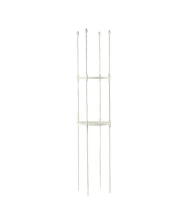 MSUIINT Spliced Plant Climbing Frame 11.42x43.3 In DIY Spliced Trellis Plant Support Climbing Frame Vines Spliced Garden Trellis Metal Support Stand Cylindrical Tower for Climbing Vine Flowers 110cm M