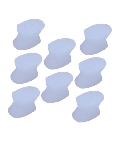 Hallux Valgus 8Pcs Separators Pedicure Bunion Thumb Orthotics Hammer Yoga Separator Foot Thumb Cosmetic Nail Polish separators Bunion Night Splint