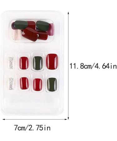 dijiusidy False Nail Perfect Matching Simple to Wear Fingernail Full Coverage Press Type Strong Viscosity Adjustable Paster Type 7 F741 Type 7 F741 - Buy Online on GoSupps.com