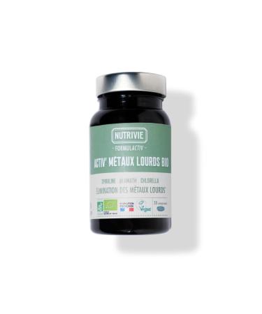 Activ'Métaux Lourds Bio Formulactiv – Vegan – NUTRIVIE – Made in France