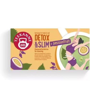  DEKOND TEEKANNE Set of 6 Detox & Slim Passion Fruit Tea Bags (6 x 32g) - Buy Online on GoSupps.com