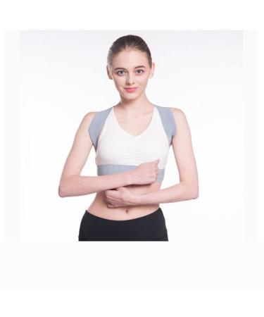 Adjustable Posture Corrector Back Shoulder Straighten Pedic Brace Belt for Clavicle Spine Men Women (Color : Light Grey Size : Medium) (Light Grey M) Light Grey Medium - Buy Online on GoSupps.com