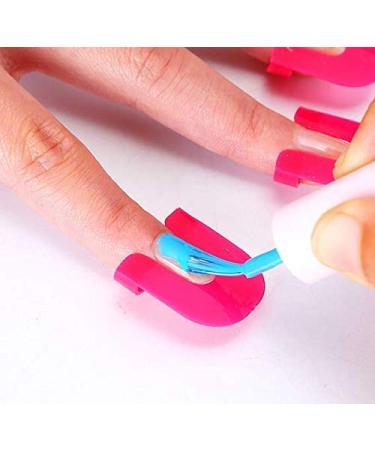 VNDEFUL 26 Pcs Reusable Nail Polish Stencil Set - Spill Proof Manicure Protector Tools - Buy Online on GoSupps.com
