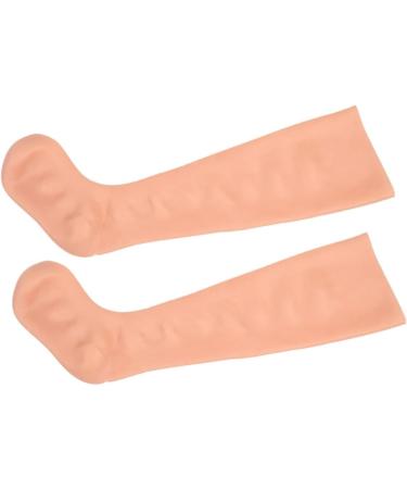 Healeved 2 Pairs Exfoliating Moisturizing Socks Rainbow Birthday Party Hats Feet Moisturising Socks Foot Care Supplies Dry Heels Socks Long Moisturizing Socks Girl Heels Sebs Women's Socks - Buy Online on GoSupps.com