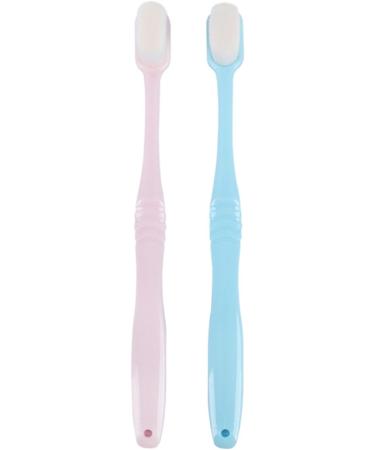 Soft Manual Toothbrush Set - 4 Pieces for Gentle Cleaning | Ideal for Sensitive Gums & Kids | Extra Switch (Pink) - Buy Online on GoSupps.com