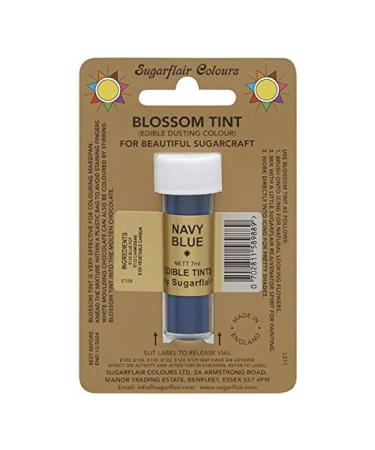 Sugarcraft Sugarflair Colour Blossom Tint Powder Dust Navy Blue 7ml