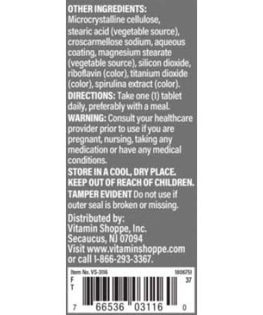 Vitamin Shoppe Men's One Daily Multivitamin 180 Tablets - Buy Online on GoSupps.com