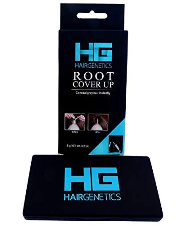 Hair Genetics Root Cover Up Hide Your Grey Hairs Roots NEW Mineral Powder Technology Natural looking Results in Seconds Root Touch Up Powder (Dark Brown)