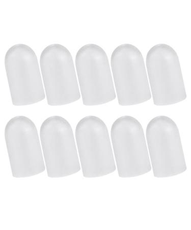 Healvian Toe Separator Pinky Toe Sleeves 10pcs Little Toe Protectors Covers Wrap Splint Toe Cushioned Bandages Separators Brace for Bunion Blisters Hammer Toes Toenails Loss Friction Toe Spacers