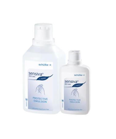 Sch lke Sensiva Protective emulsion 500ml |Dye and perfume-free hand cream | Protect your hands in everyday work for wet work |absorbs quickly
