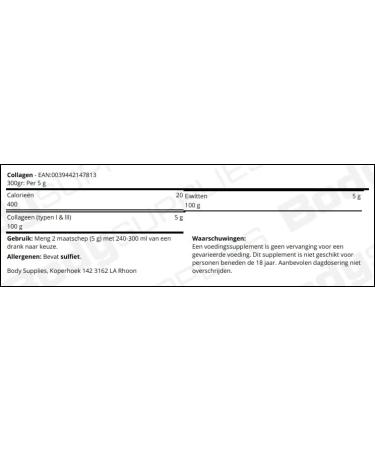 Universal Nutrition Collagen Unflavored - 300 g - Buy Online on GoSupps.com