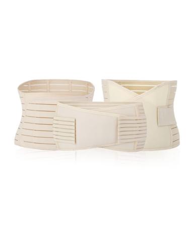 BIONICORE Postpartum Belly Band XL Beige - 3-in-1 Abdominal Binder for Pregnancy Recovery & C-Section Support - Buy Online on GoSupps.com